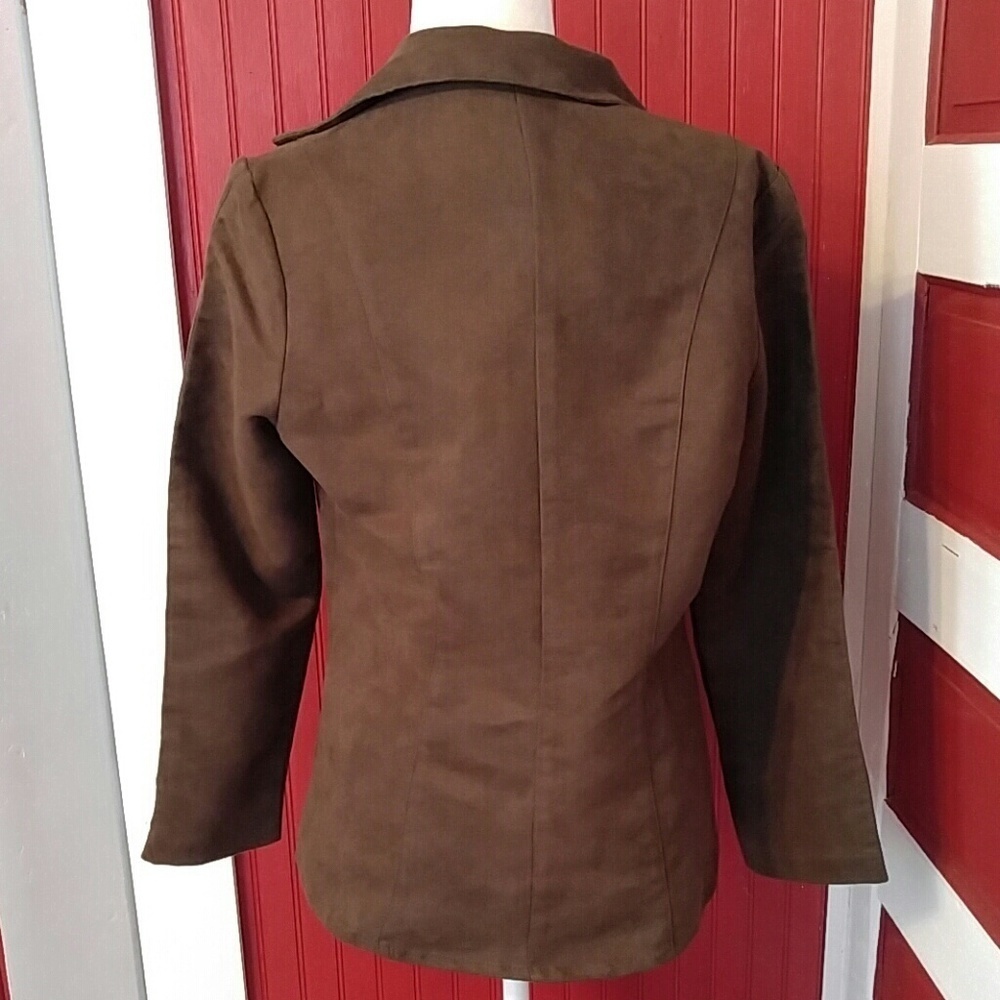 Vintage Lilly Brown Button Shirt S - Picture 3 of 5